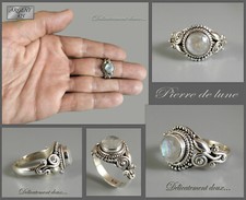 JOLIE Bague en Argent 925 et