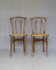 2 chaises bistrot cannées