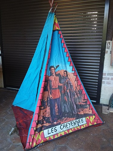 Jouet ancien tipi pour enfant - pour,
