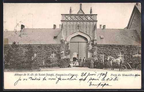 Cpa forges lez chimay abbaye - forges-lez-chimay,,