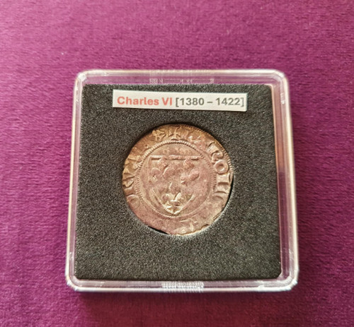 Pièce monnaie médiévale - de,