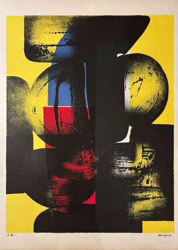 Lithographie ladislas kijno - lithographie,