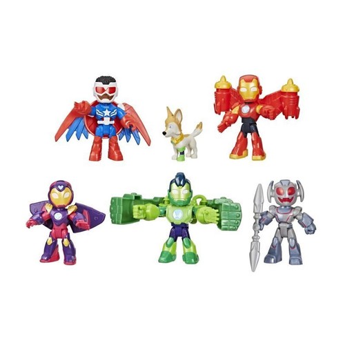 Pack figurines avengers en - de,