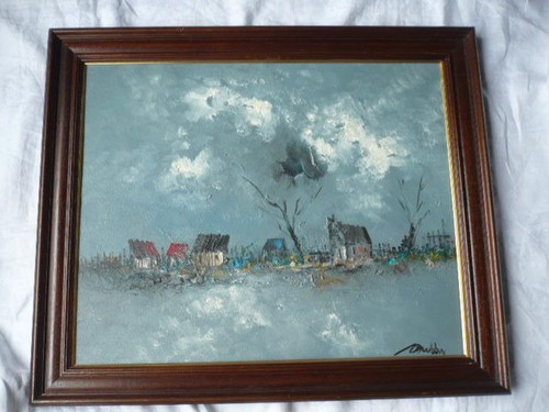 Huile sur toile eme siecle - sur,