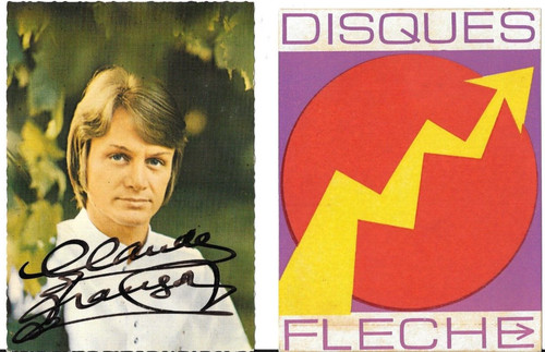 Carte dédicacée claude - dédicacée,
