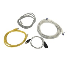 LOT 3 CABLES ETHERNET RJ45 ET 1 CABLE USB