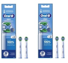 LOT DE 2 PACKS DE 2 ORAL-B PRO