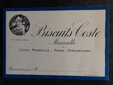 CARTE VISITE BISCUITS COSTE