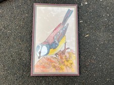 Tableau oiseau mésange