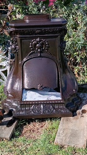 Poêle ancien fonte - poêle,