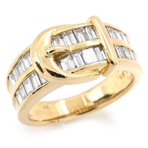 Bague pavé diamant - diamant, naturel