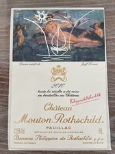 Étiquette  Château Mouton