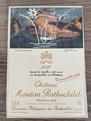 étiquette château mouton - Étiquette,