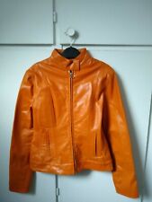Veste cuir femmes - couleur caramel - T: M - BERSHKA