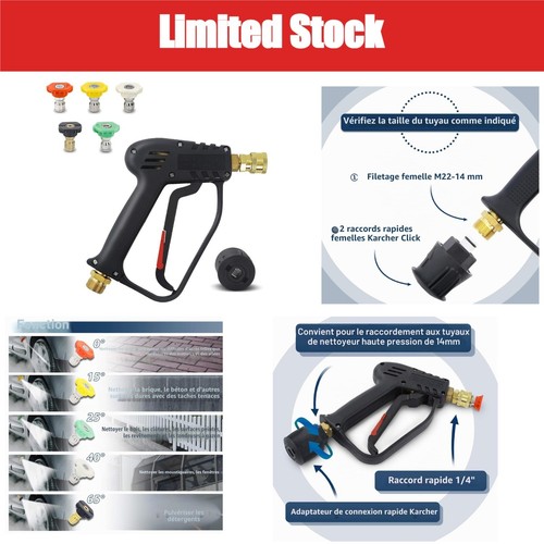 Pistolet lavage haute - de,