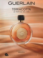 Publicité papier Parfum. Perfume ad. Terracotta de Guerlain 2016 France