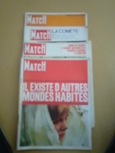 Lot magazines paris - paris, match