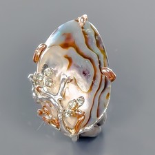 Broche coquille d'ormeau