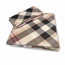 Housse de couette double et taies d'oreiller en pur coton rouge TART