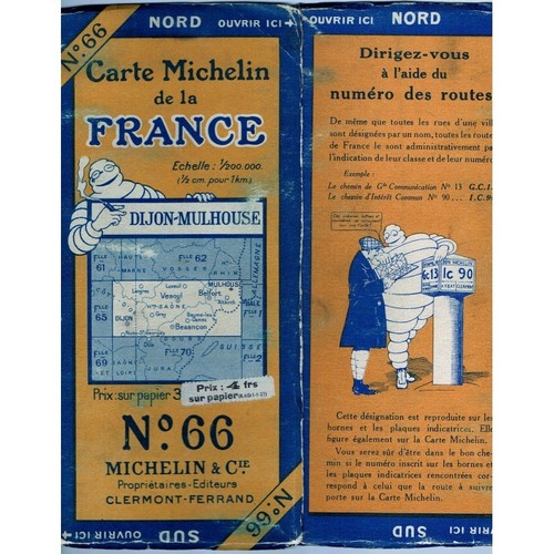 Carte michelin 66 - carte,