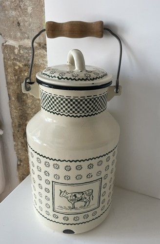Pot berthe lait emaillé - pot,