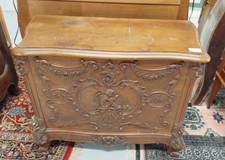 COFFRE BUCHER Style Louis XV 1900 Bois Meuble Ameublement MOBILIER 39MAG 19/06