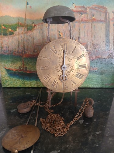 Pendule capucine époque - pendule,
