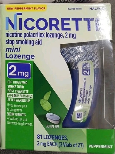 Nicorette 2mg mini lozenge - nicorette,