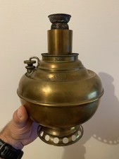 RARE ancienne lampe a petrole Edward Miller USA antique lamp petrol