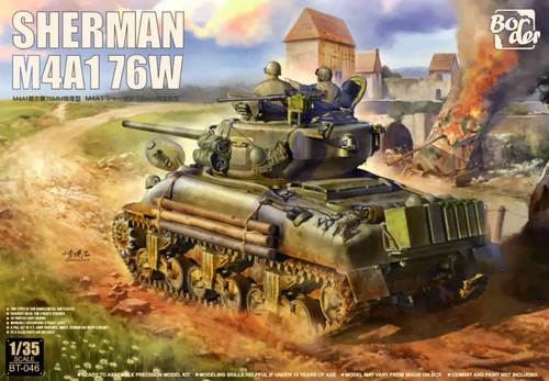 Border model sherman m4a1 76w - model,