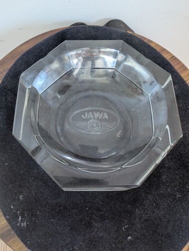 Ancien cendrier verre ou - cendrier,