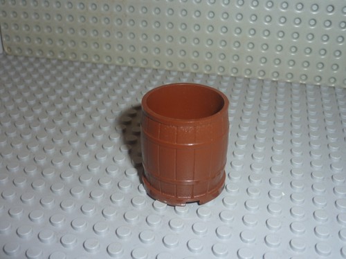 Lego oldbrown barrel 4 x - oldbrown,