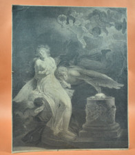 Gravure XVIIIème - Sacrifice