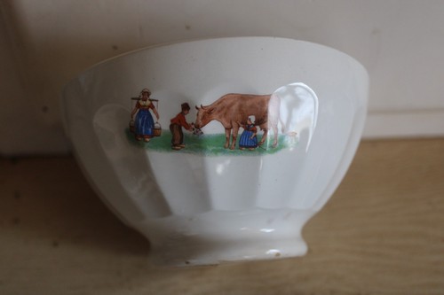Bols ancien vache - ,