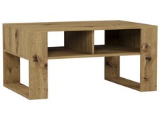 Table basse oblongue en chêne