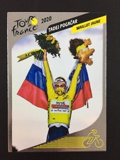 Tadej Pogacar Rookie RC Card Panini Tour De France 2020 / Maillot Jaune