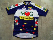 MAILLOT NALINI CYCLISME VELO VINTAGE EQUIPE MG TECHNOGYM SAISON 1995