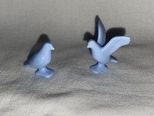 Playmobil 2 Colombes Bleues Château Parc Ferme Oiseaux Fée Zoo Jardin