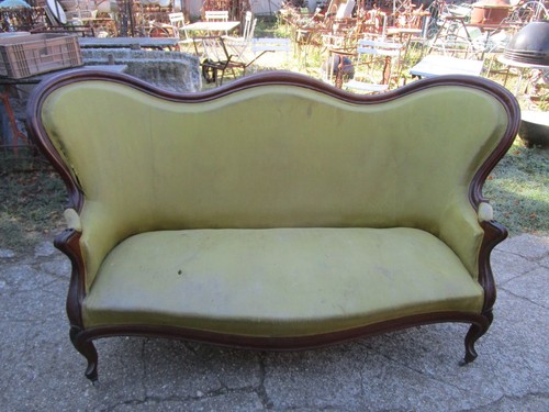 Ancienne banquette louis - ancienne,