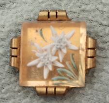 ancienne broche en lucite