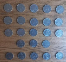 Lot 23 pièces d' 1 Franc  -