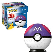 Ravensburger - Puzzle 3D Ball - Master Ball Pokémon - A partir de 6 ans - 54 piè