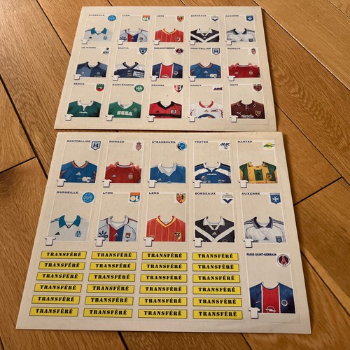 Set transferts panini - panini, foot
