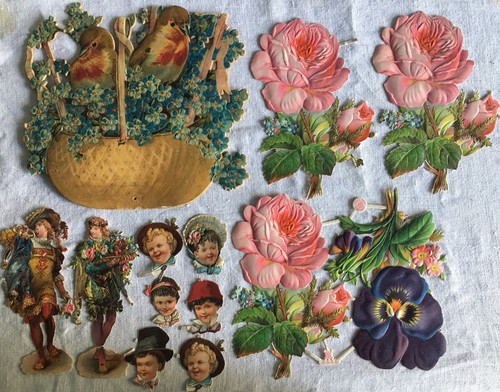 Lot découpis anciens - de, anciens.