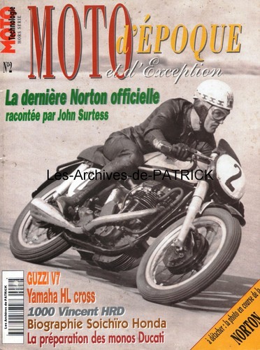 Moto epoque norton 350 mg - d'epoque,