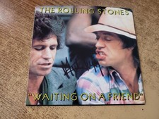 MICK JAGGER autographed 1980s