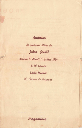 Vieux papier paris 1934 - vieux,