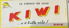 Buvard Pub Publicitaire Ancien le cirage de luxe Kiwi