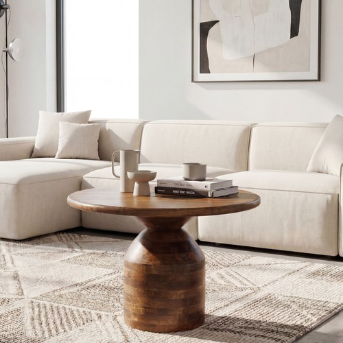 Table basse bois massif - bois,