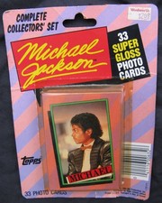 Michael Jackson Lot Cartes